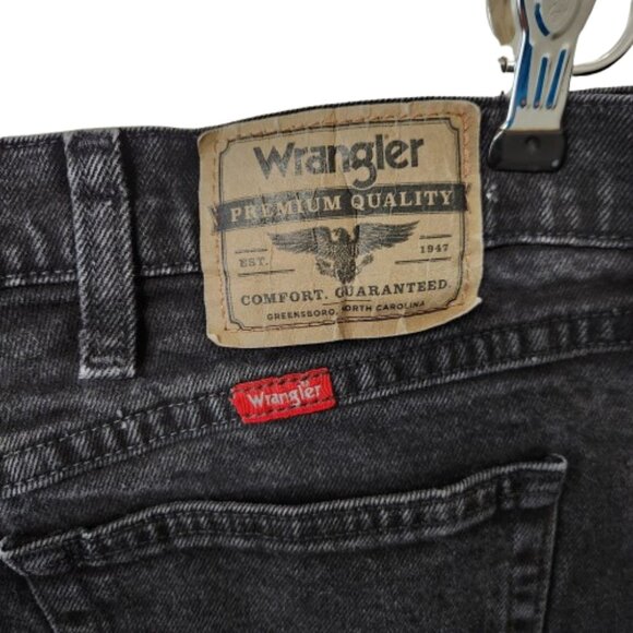 Wrangler Men’s Black Straight Fit Jeans – Size 42 x 30 - Picture 5 of 7